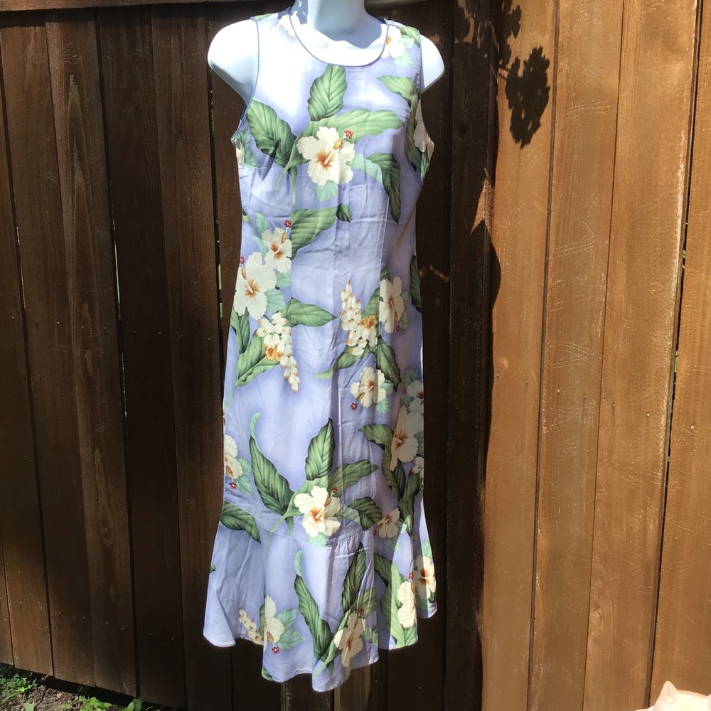 Iolani Hawaiian Luau 🌺 Dress Vintage EC